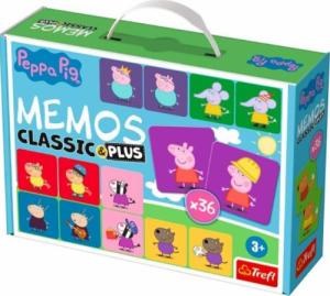 Trefl Gra edukacyjna dla dzieci Memos Classic & plus Świnka Peppa 02270 1