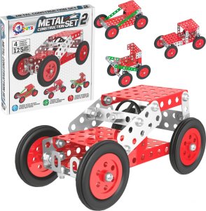 Technok Klocki konstrukcyjne metalowe zestaw 2 Designer metal 125el 6405 TechnoK p10 1