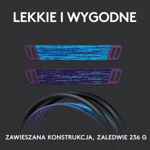 Słuchawki Logitech G535 LIGHTSPEED Czarne (981-000972) 3