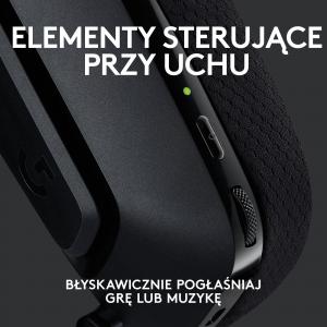 Słuchawki Logitech G535 LIGHTSPEED Czarne (981-000972) 7