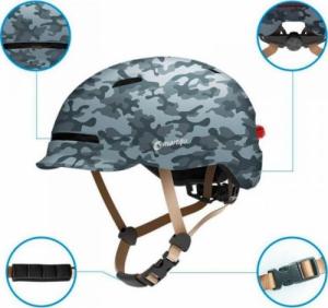 Smart4u Kask elektryczny na skuter SMART4U SH50U ARMY 1