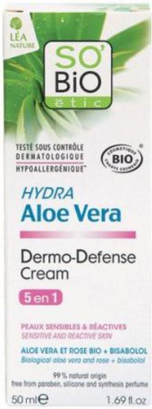 So Bio Aloes Krem Dermo Defence dla skóry wrażliwej 50 ml 1