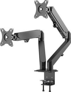 Neomounts Uchwyt biurkowy na 2 monitory 17" - 27" (DS70-700BL2) 3