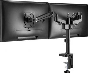 Neomounts Uchwyt biurkowy na 2 monitory 17" - 27" (DS70-750BL2) 13
