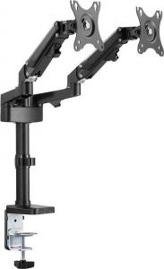 Neomounts Uchwyt biurkowy na 2 monitory 17" - 27" (DS70-750BL2) 4