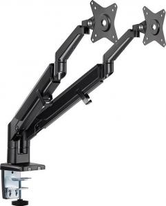 Neomounts Uchwyt biurkowy na 2 monitory 17" - 32" (DS70-810BL2) 2