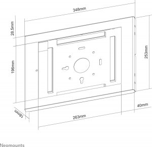 Uchwyt Neomounts TABLET ACC WALL MOUNT HOLDER/WL15-660WH1 NEOMOUNTS 11