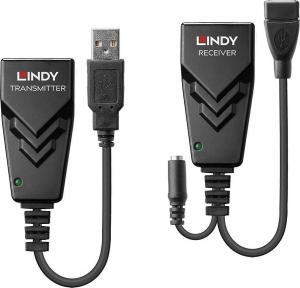 Adapter USB Lindy 42674 USB - USB + Jack 3.5mm Czarny (42674) 2
