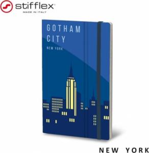 Stifflex Notatnik STIFFLEX, 13x21cm, 192 strony, New York 1