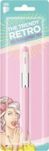ICO Długopis automatyczny ICO Retro 70'C, Pastel, blister, wkład niebieski, mix kolorów 3