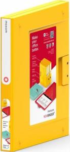 Segregator Moxom Folder NEW BINDER MOXOM, plastikowy, A4/35mm, żółty 2