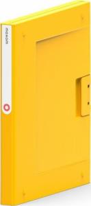 Segregator Moxom Folder NEW BINDER MOXOM, plastikowy, A4/25mm, żółty 1