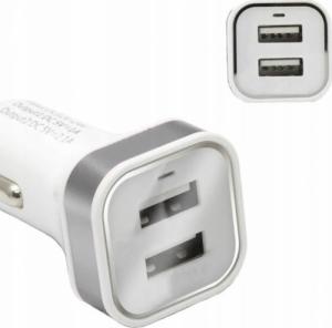 Ładowarka XO Szybka Ładowarka Samochodowa 2X Usb 2.1A Qc Led 2