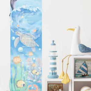 Pastelowe Love Miarka | Podwodny świat - Naklejka na ścianę 3