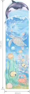 Pastelowe Love Miarka | Podwodny świat - Naklejka na ścianę 5