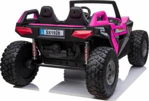 Super-Toys MEGA BUGGY CLASH DLA 2 DZIECI, 4 SILNIKI, 24V, MIĘKKIE PRZESUWANE SIEDZENIE, MIĘKKIE KOŁA, WALIZKA NA AKUMULATOR/SX-1928 5