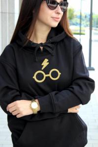 Babaco Bluza damska z haftem Harry Potter 039 Czarny Rozmiar: M 2
