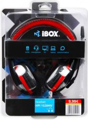 Słuchawki iBOX HPI Czerwone (SHPI1528MV) 7