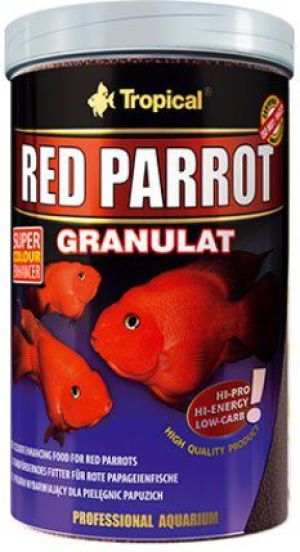 Tropical Red Parrot Granulat pokarm wybarwiający dla ryb 250ml 1