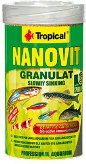 Tropical Nanovit Granulat pokarm podstawowy małych ryb 100ml 1