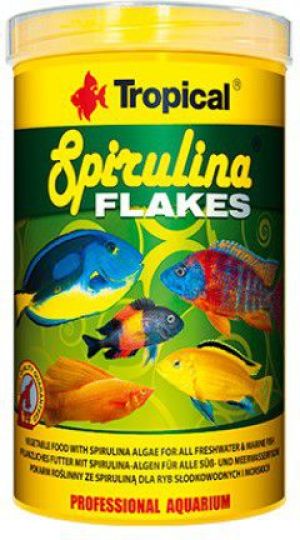 Tropical Spirulina Flakes pokarm roślinny dla ryb 250ml 1