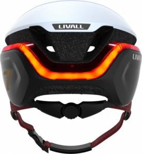 Livall Smart Kask Rowerowy LED/SOS r. 58-62cm Biały EVO21 3