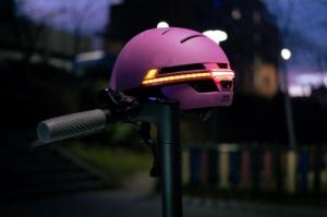 Livall Neo Smart Kask Miejski Bluetooth LED/SOS, Fioletowy, r. L (BH51M) 7