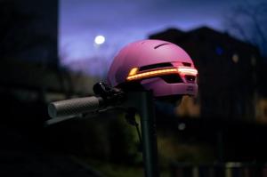 Livall Neo Smart Kask Miejski Bluetooth LED/SOS, Różowy, r. M (BH51M) 5