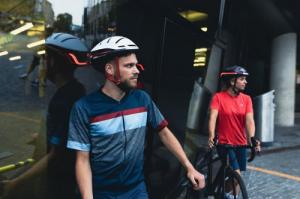 Livall Smart Kask Rowerowy LED/SOS r. 54-58cm Biały EVO21 6