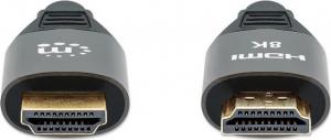 Kabel Manhattan HDMI - HDMI 1m czarny (355933) 2