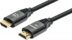 Kabel Manhattan HDMI - HDMI 1m czarny (355933) 1