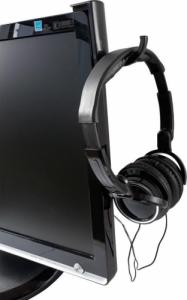 Techly Uchwyt Wieszak na Słuchawki 2 Sztuki z Taśmą 3M 3