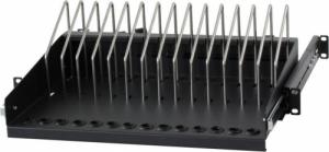Techly Wysuwana półka rack na urządzenia mobilne (I-CABINET-TRAY14BK) 1