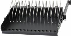 Techly Wysuwana półka rack na urządzenia mobilne (I-CABINET-TRAY14BK) 2