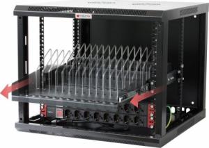 Techly Wysuwana półka rack na urządzenia mobilne (I-CABINET-TRAY14BK) 5
