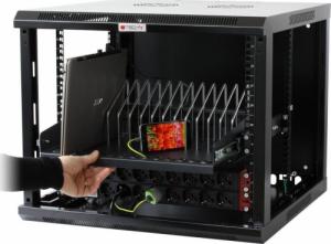 Techly Wysuwana półka rack na urządzenia mobilne (I-CABINET-TRAY14BK) 6