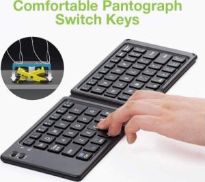 Klawiatura Techly Techly Składana Klawiatura Bezprzewodowa Bluetooth US QWERTY 5