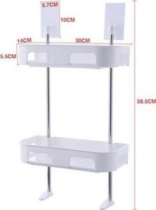 Koszyk prysznicowy Gold Start Półka na przyssawki dwupiętrowa 6