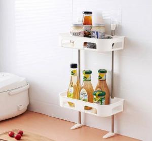 Koszyk prysznicowy Gold Start Półka na przyssawki dwupiętrowa 8