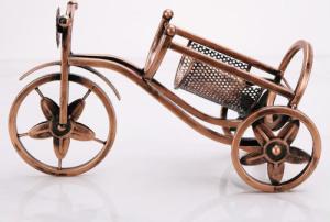 Gold Start Stojak na wino rower retro 2