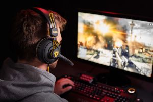 Słuchawki Sencor Hornet Żółte (YHP 3010) 5