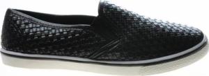 Pantofelek24 Wsuwane trampki slip'ony Czarne /G7-3 4940 S190/ 38 1