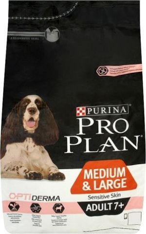 Purina Pro Plan OptiDerma Medium&Large Adult 7+ 3kg 1