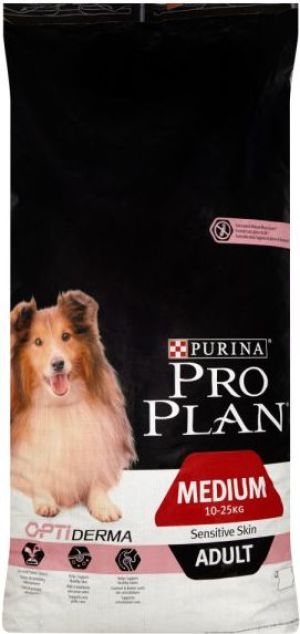Purina Pro Plan OptiDerma Adult Medium 14kg 1