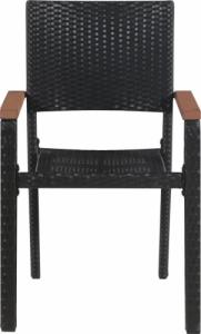 vidaXL 7-częściowy zestaw mebli ogrodowych, czarny 3