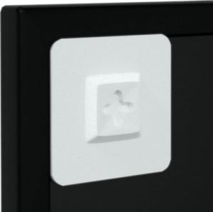 vidaXL vidaXL Lustro ścienne, czarne, 100x40 cm, metal 4