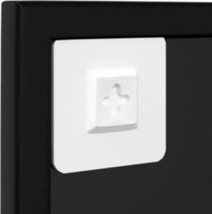 vidaXL vidaXL Lustro ścienne, 80 x 60 cm, metal 4