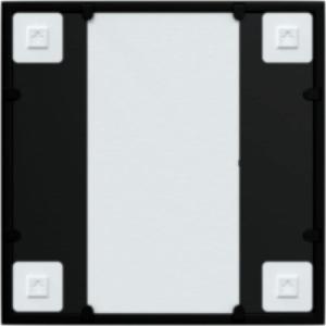 vidaXL vidaXL Lustro ścienne, czarne, 40x40 cm, metal 3