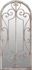 vidaXL vidaXL Lustro do wnętrz, kolor piaskowy, 100x45 cm, żelazne 2