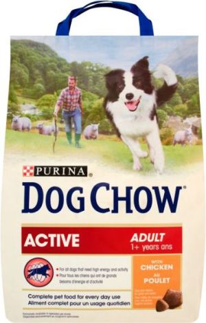 Purina Kurczak Dog Chow Adult Active 2,5kg 1
